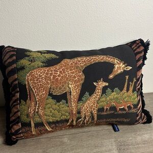 Ashford Court Giraffe Throw Pillow